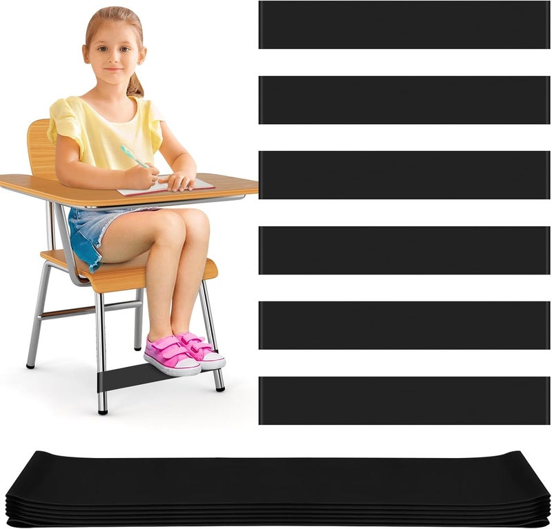rookea 6 Pack Chair Bands for Kids With Fidgety Feet - Sensory Room Must Haves for ADHD and Autism - Classroom and Home Chairs Fidget Tools - Image 1